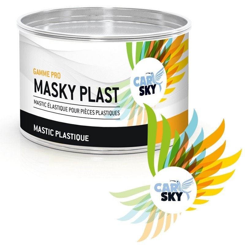 CARSKY Mastic plastique gris foncé