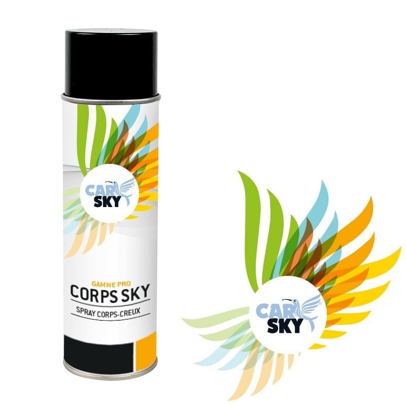 Cire en spray pour corps creux